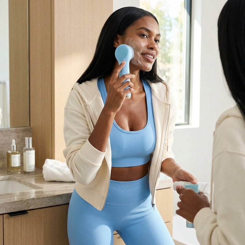 Simple bathroom routine